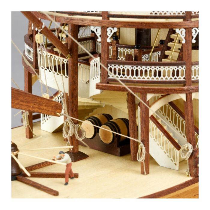 Artesania 1:80 Mississippi Paddle Steamer Wood Ship Model Boat Kit