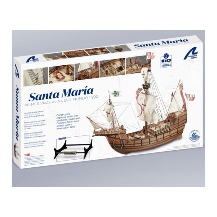 Artesania 1:65 Santa Maria Wood Ship Model Boat Kit