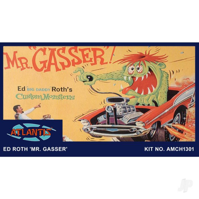 Atlantis Models 1:25 Ed Roth Mr. Gasser Kustom Kulture Hot Rod Plastic Kit