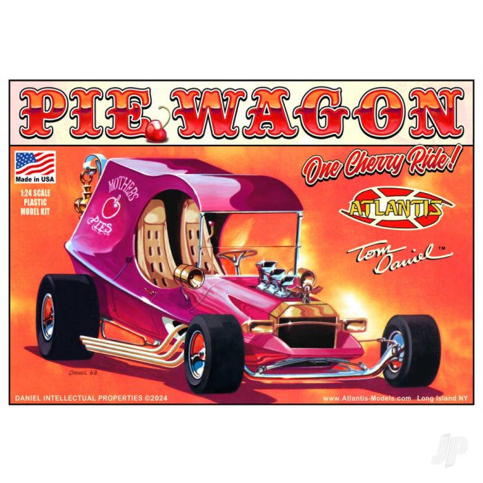 Atlantis Models 1:24 Tom Daniel Pie Wagon Custom Show Hot Rod Car Plastic Kit
