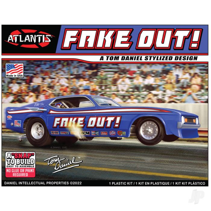 Atlantis Models 1:32 Tom Daniel Fake Out Funny Car Dragster Plastic Kit