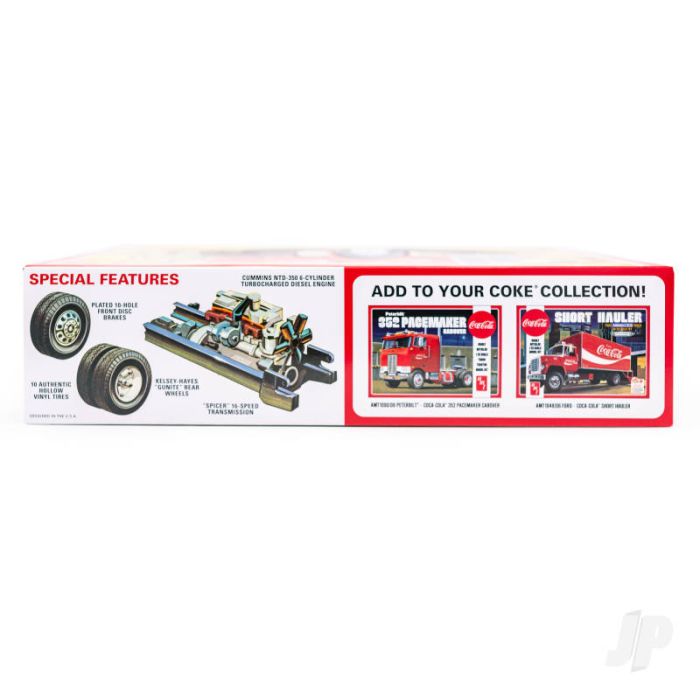 AMT White Western Star Semi Tractor (Coca Cola) Plastic Kit