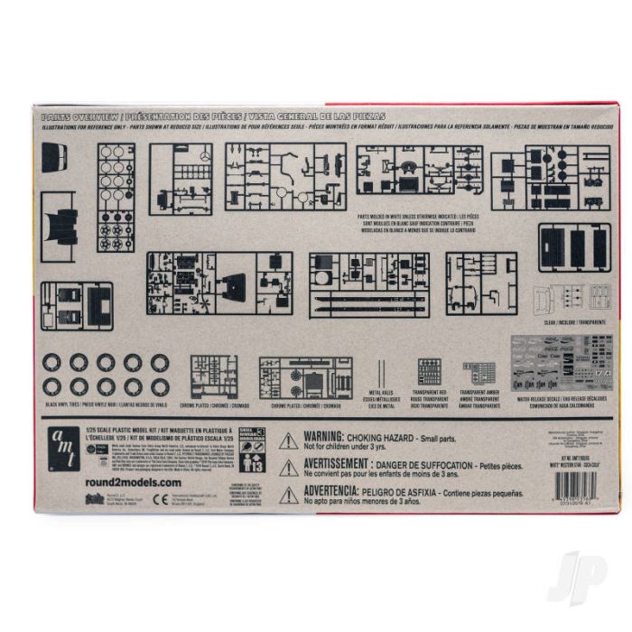 AMT White Western Star Semi Tractor (Coca Cola) Plastic Kit