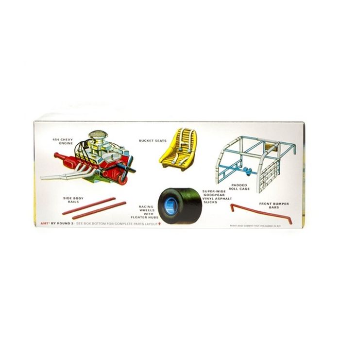 AMT 1:25 1965 Chevy Chevelle Modified Stocker Plastic Kit Car Model American