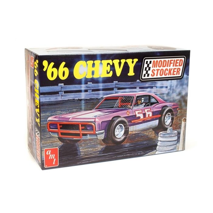 AMT 1:25 1966 Chevy Impala Modified Stocker Plastic Kit Car Model American