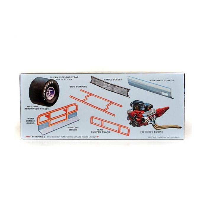 AMT 1:25 1966 Chevy Impala Modified Stocker Plastic Kit Car Model American