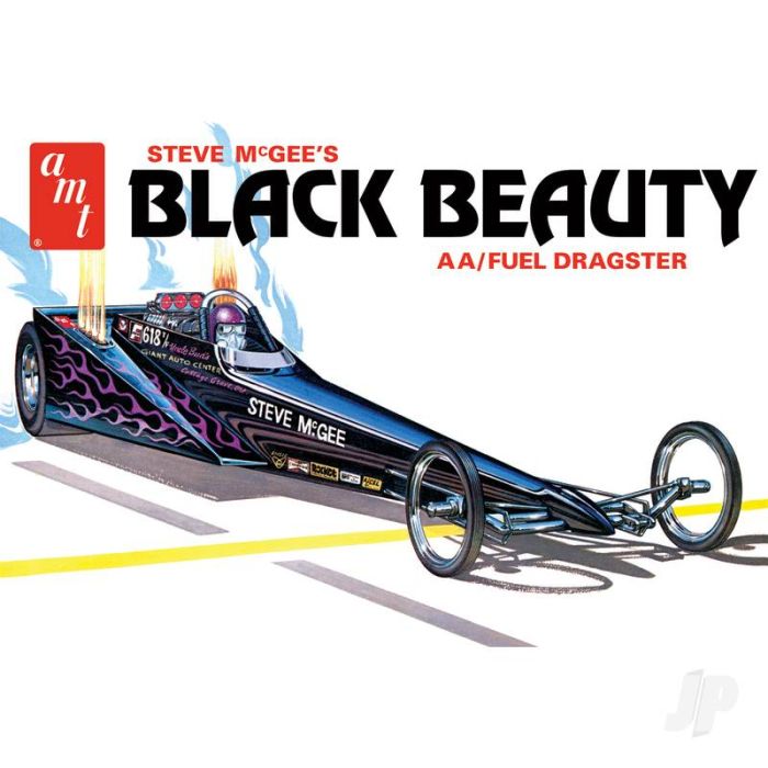 AMT Steve McGee Black Beauty Wedge Dragster Plastic Kit
