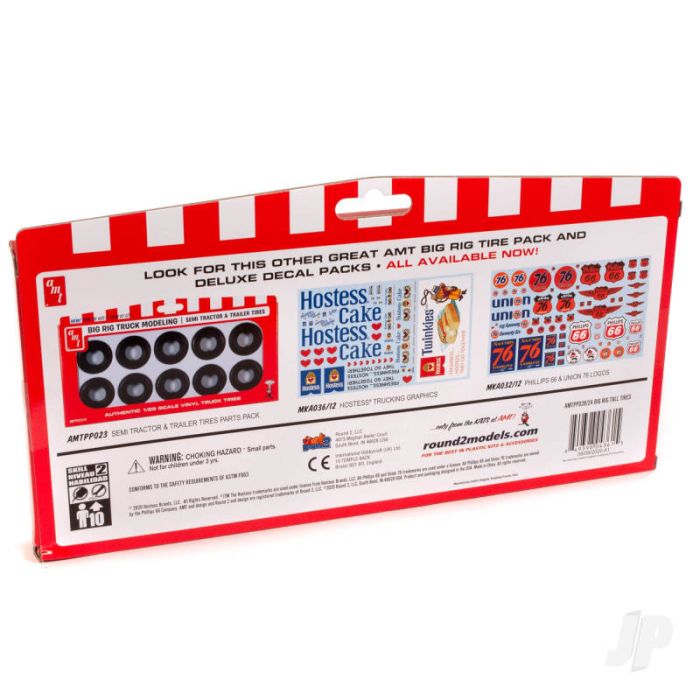 AMT Semi Truck Tall Tires Pack For Plastic Kit