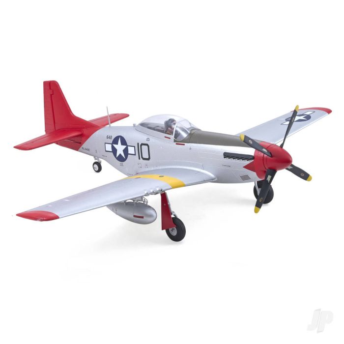 Arrows Hobby P-51 Mustang PNP w/ Vector Stabilisation System (850mm) RC Plane