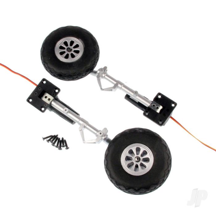 Arrows Hobby Main Landing Gear Set (Legs + Wheels + Retracts) (for P-51) 