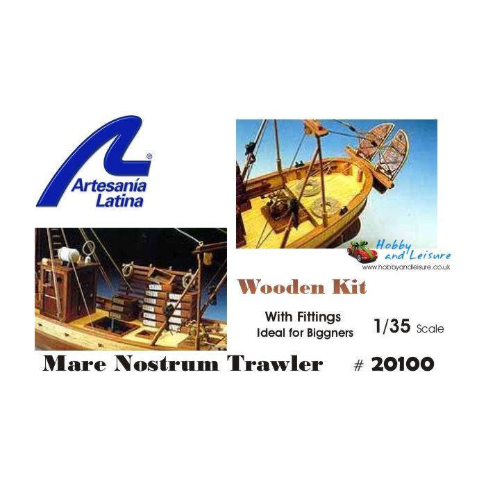 Artesania Mare Nostrum Fishing Boat Wooden Ship Kit 1:35 Scale