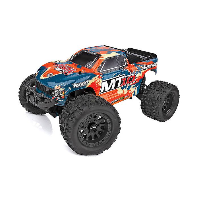 Team Associated Rival MT10 Painted Bodyshell Brushed O/Bl