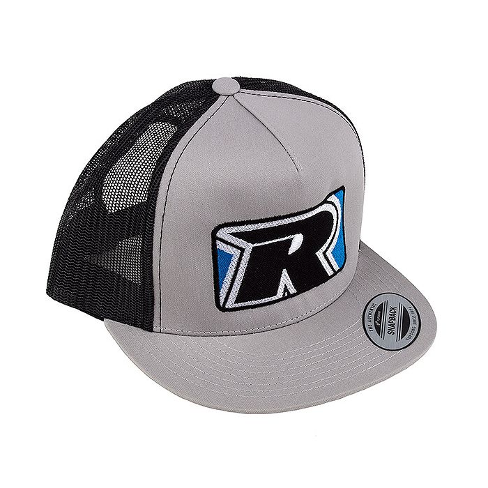 Reedy 2022 Trucker Hat Flat Bill Silver/Black