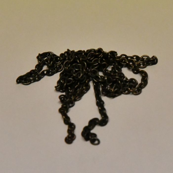 Mantua Burnished Chain 2mm x 1m for Scale Model Boats & Ships