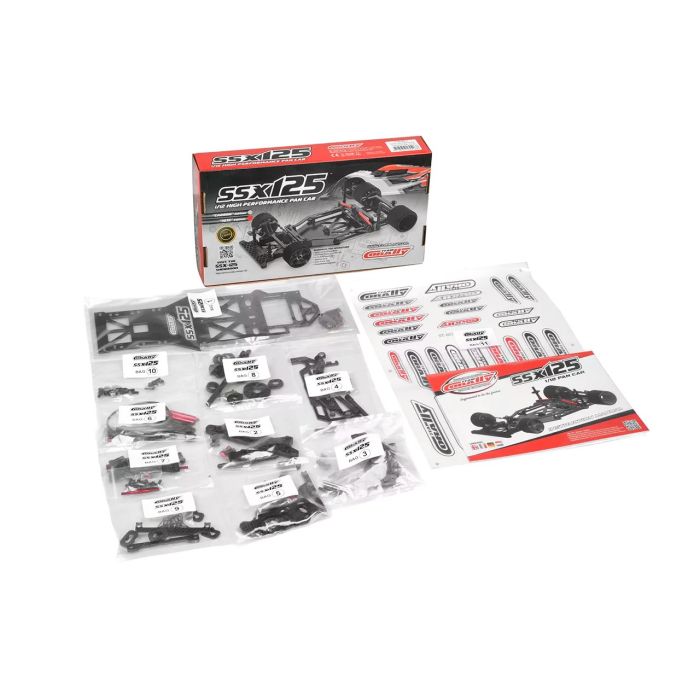 Corally SSX-125 7075 Aluminium Chassis Kit