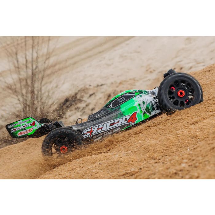 Corally Syncro-4 Brushless 4S Basher RC Buggy ARTR (no Batt/Cgr) - Green