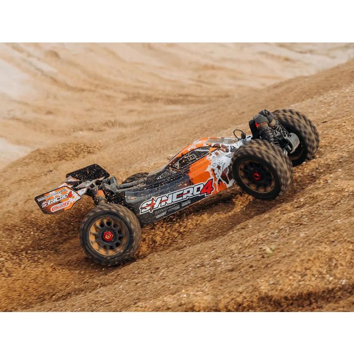 Corally Syncro-4 Brushless 4S Basher RC Buggy ARTR (no Batt/Cgr) - Orange