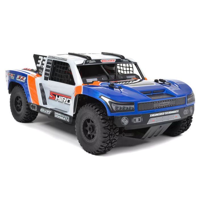 Corally Shiroi XP6 Roller Short Course RC Truck Rolling Chassis - Blue