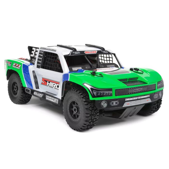 Corally Shiroi XP6 Roller Short Course RC Truck Rolling Chassis - Green