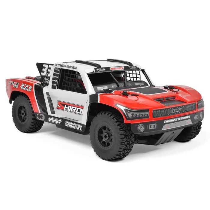 Corally Shiroi XP6 Roller Short Course RC Truck Rolling Chassis - Red