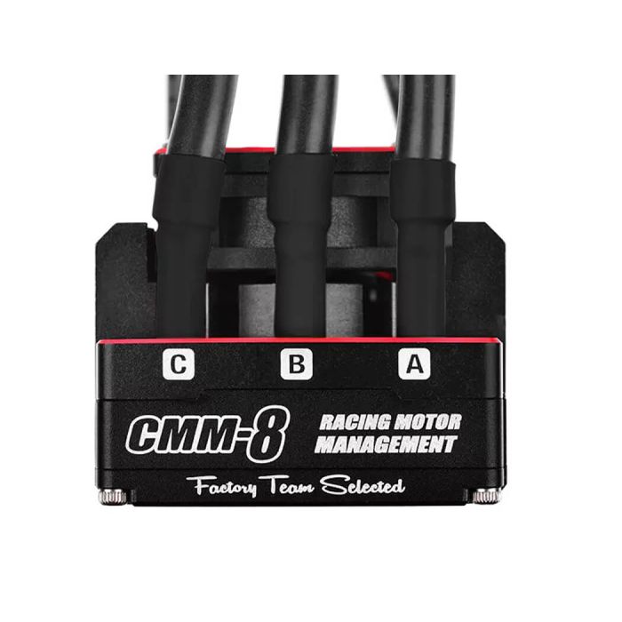 Team Corally CMM-8 Racing ESC Sensored 2-4s 240A Black/Red
