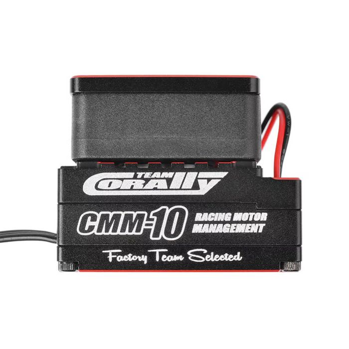 Team Corally CMM-10 Racing ESC Sensored 2-3s 220A Black/Red