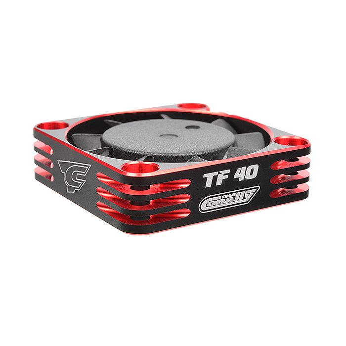 Corally Ultra High Speed Cooling Fan 40mm 6v8,4v Black/Red
