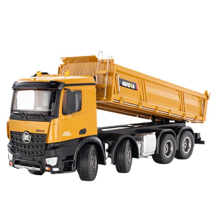 Huina RC 1:14 Tipper Dump Truck 12 Channel 8 Wheel Lorry w/ Metal Parts