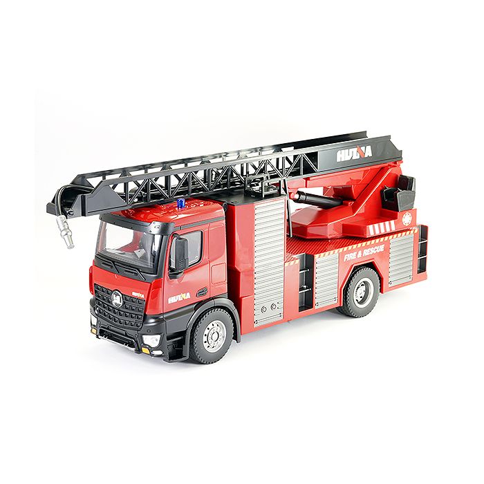 Huina RC Fire Engine Ladder Truck - Working Lights, Sound & Hose!