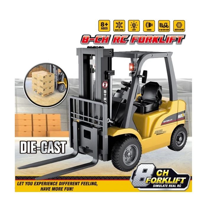 Huina RC Fork Lift 2.4g 8ch With Die Cast V2.0 2026 Upgrade