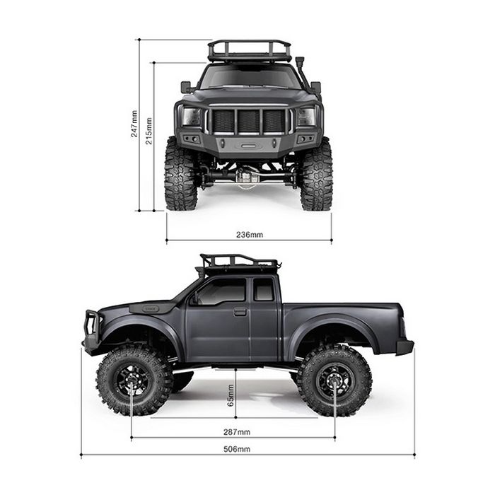 Gmade 1:10 GS01 Komodo Kit RC Pickup Truck Scale Rock Crawler