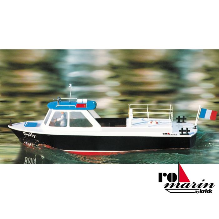 Dolly Harbour Launch Motorboat including Fittings Kit 1:20 Scale Krick Robbe RC Kit