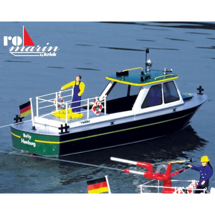 Dolly Harbour Launch Motorboat including Fittings Kit 1:20 Scale Krick Robbe RC Kit