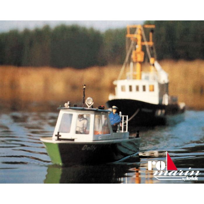 Dolly Harbour Launch Motorboat including Fittings Kit 1:20 Scale Krick Robbe RC Kit