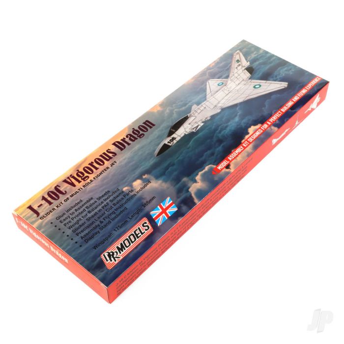 DPR J-10C Vigorus Dragon Balsa Wood Flying Glider Model Kit