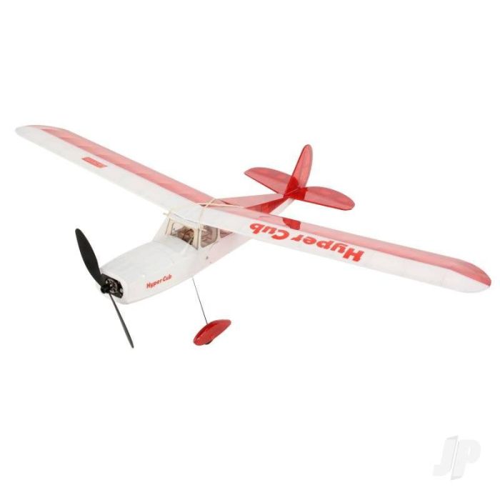 DPR Hyper Cub Rubber Powered Freeflight Balsa Model Aircraft Kit