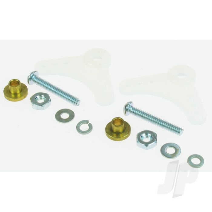 Dubro DB167 90deg Nylon Bellcrank Assemblies (2pcs) Hardware for RC Model Aircraft