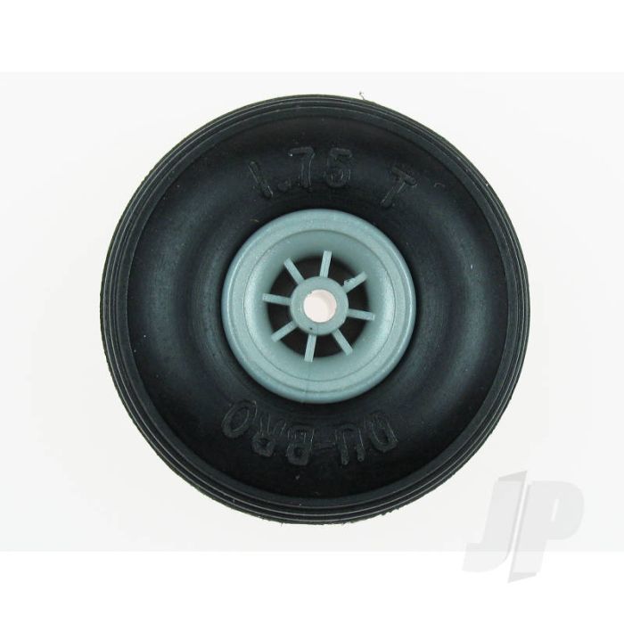 Dubro DB175T 1.75" (45mm) Treaded Low Bounce Wheels (2pcs) For RC Model Aircraft