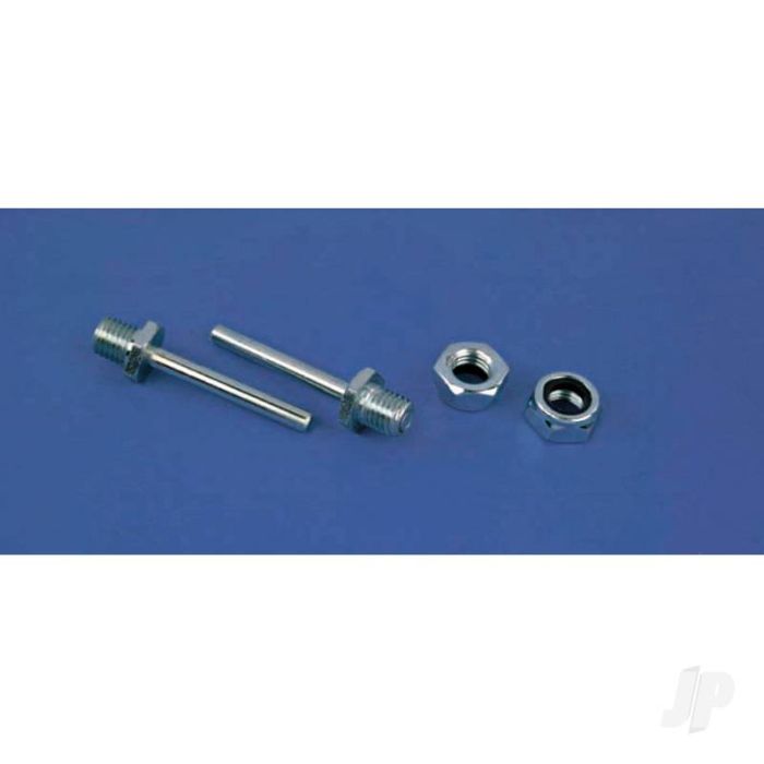Dubro 2in L x 3/16in diameter Axle Shaft (2 pack) for RC Model Planes