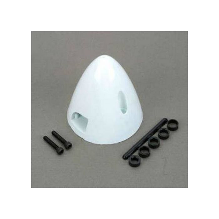 Dubro 1-3/4in Spinner, White  for RC Model Planes