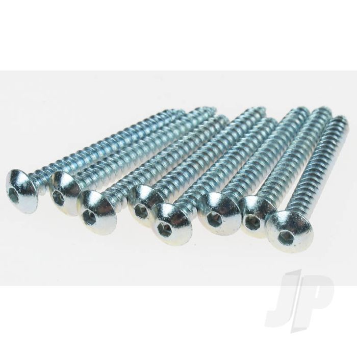 Dubro DB529 4" x 1" Button Head Screw (8pcs) Hardware for RC Model Aircraft