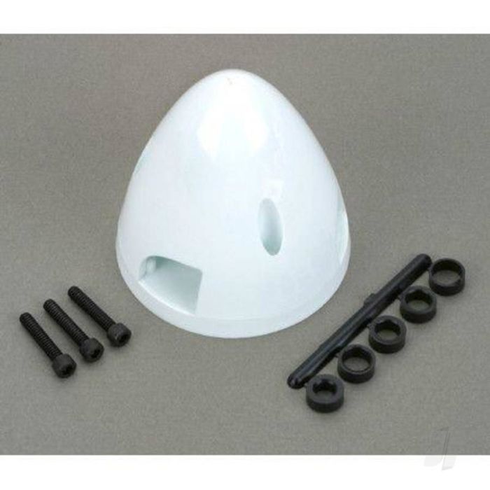 Dubro 2in Three Blade Spinner Black  for RC Model Planes
