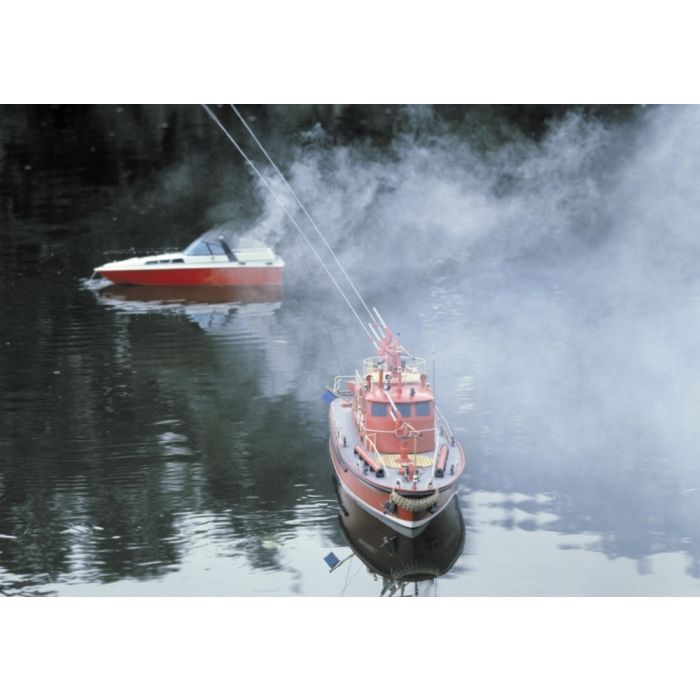 Dusseldorf Fire-Fighting Boat with Fittings - 1:25 Scale Krick Robbe RC Model Kit