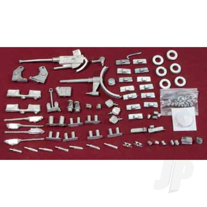 Dumas U.S.S. Crockett Deck Fittings (2105) For Model Boats