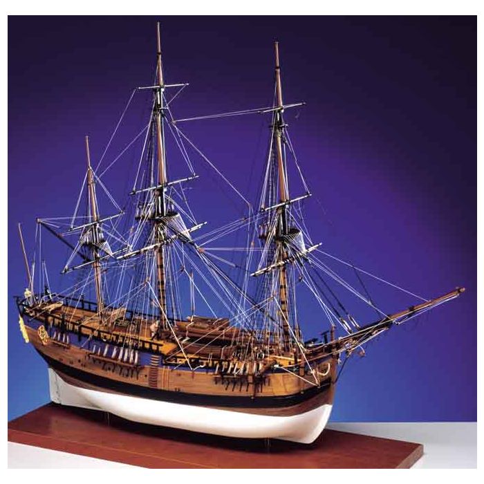 Caldercraft HM Bark Endeavour 1768 Wooden Kit 1:64 Scale - Cpt. James Cook
