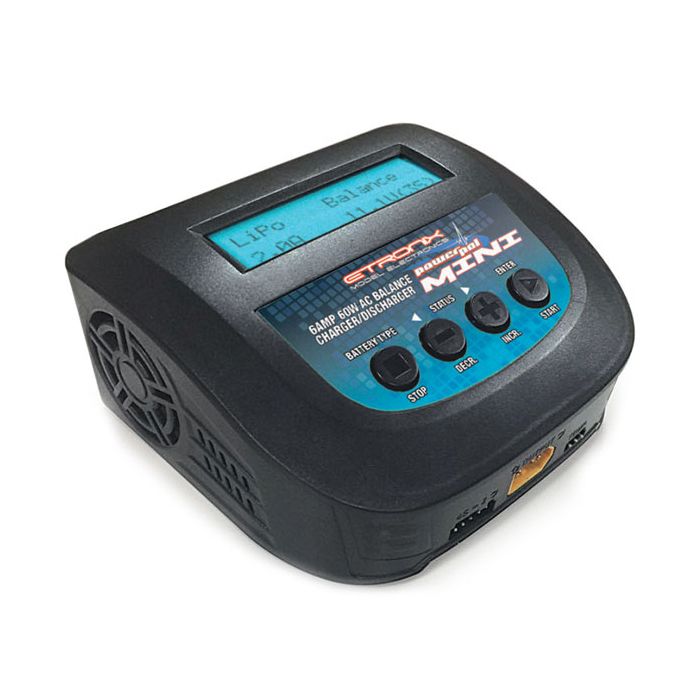 ETRONIX POWERPAL MINI AC 6A 60W BALANCE CHARGER/DISCHARGER (EUROPEAN PLUG)