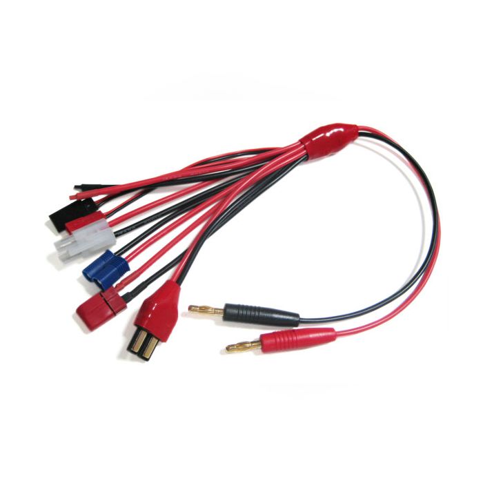 Etronix 4.0mm To Deans/Futaba/Jst/Tami Ya/Ec3/Diy Extra Wire