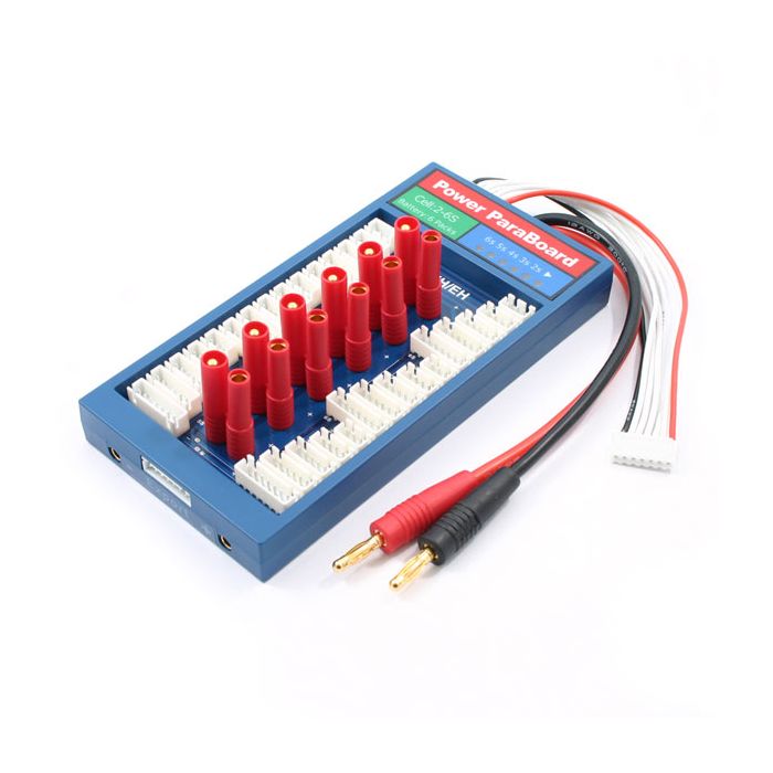 ETRONIX POWER PARABOARD 6PK w/4MM CONNECTOR & XH BALANCE