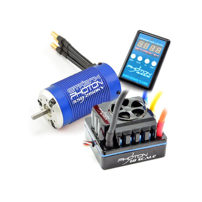 ETRONIX PHOTON 1/8 COMBO W/3.5D 2150KV MOTOR/120A ESC