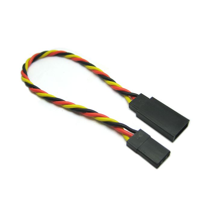 Etronix 10cm 22Awg Jr Twisted Extension Wire